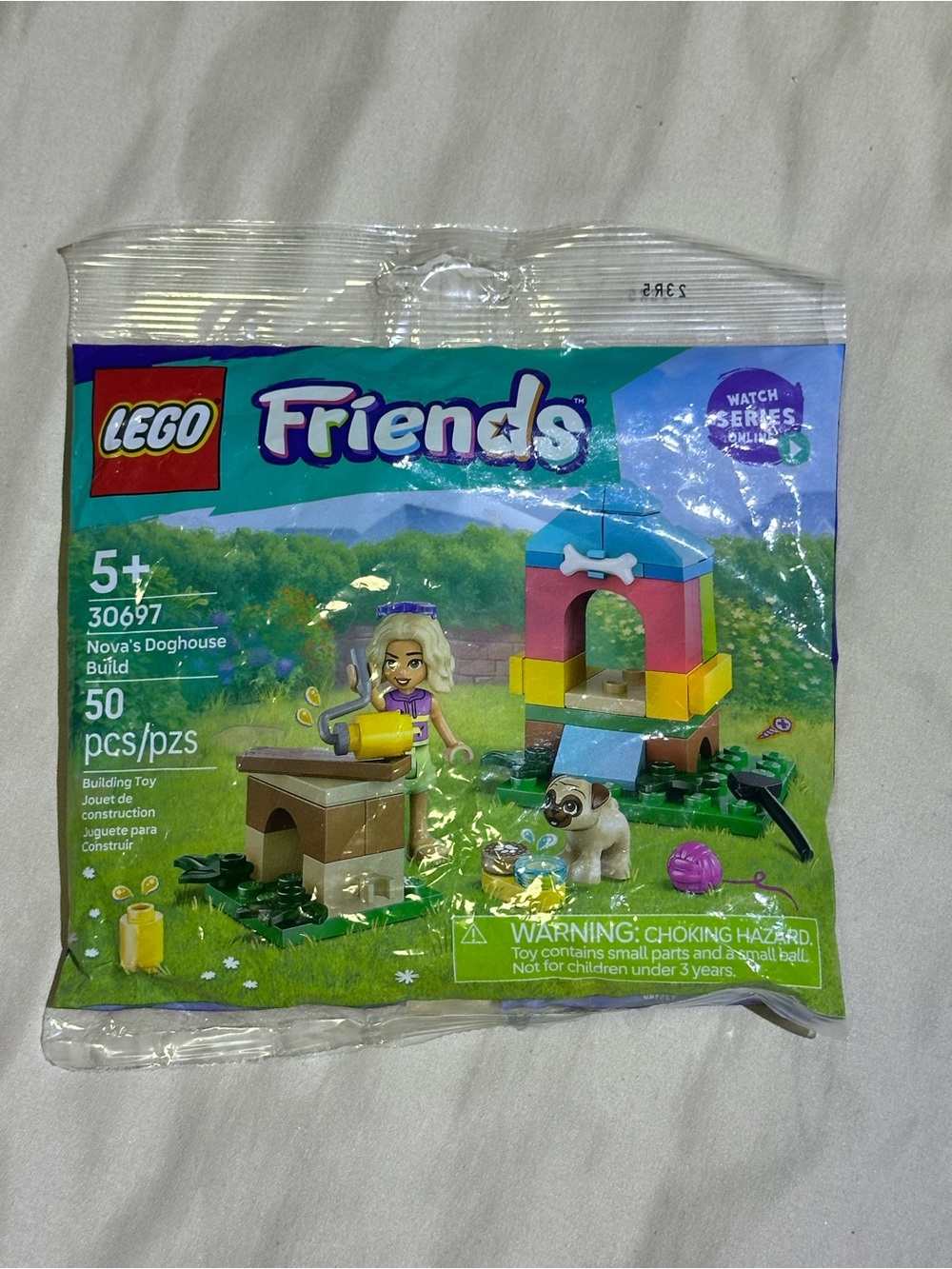 Lego Friends Doghouse Set – Pink, Blue, Yellow, Green